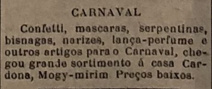 IMG_7440 - Mogi 1904 - Carnaval - Venda de Serpentinas - Casa Cardona