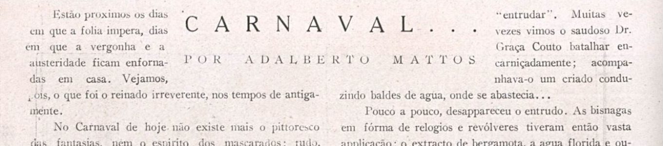 O malho - entrudo 1927 1